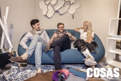 Fabiola Cogorno de Nicolini, Mattias Demaria y Michele Marchetti