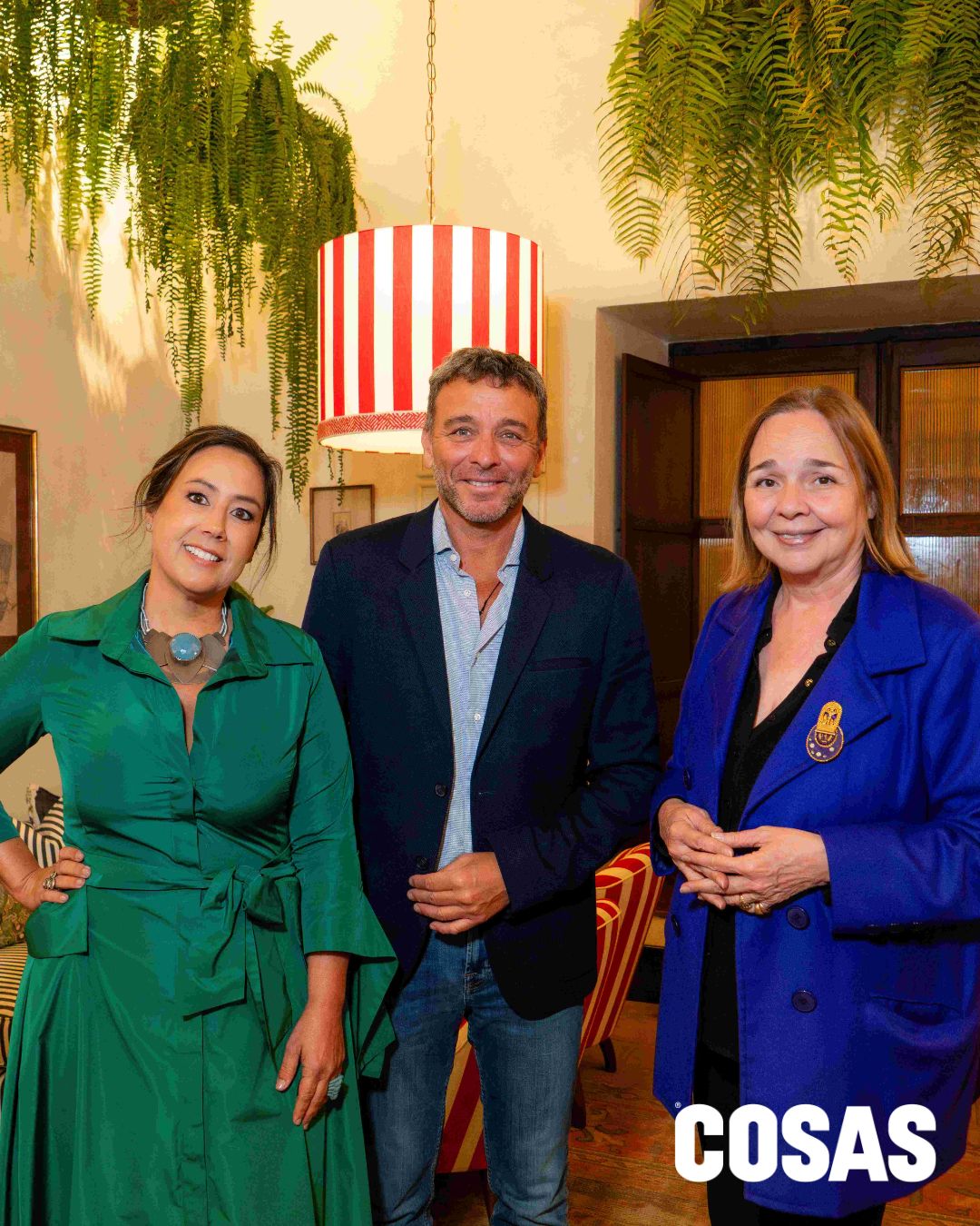 Jessie D'Angelo, Coque Ossio y María Rosa Alvarez Calderón.