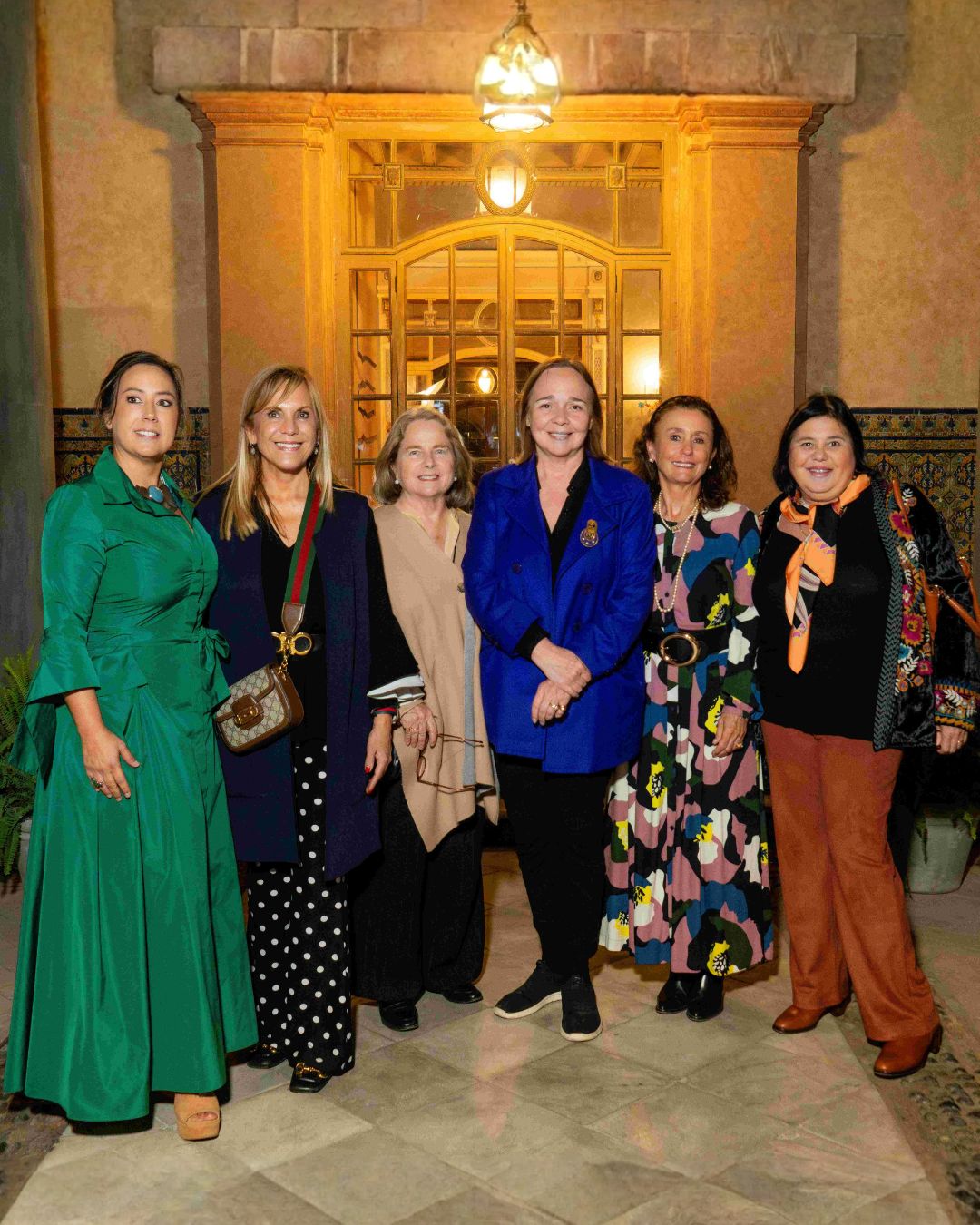 Jessie D'Angelo, Mavi Pereza Monteverde, Luisa Tudela, María Rosa Álvarez Calderón, María Teresa Guzzinati y María Murillo.