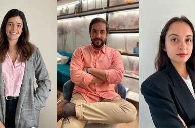 Andrea Ascenzo, Alfredo Miró Quesada y Valeria Sarria, tres profesionales de la salud mental detrás del proyecto Alivia.