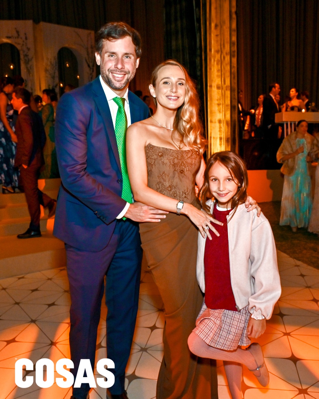 Calixto Romero, Michela Tealdo y Bianca Galiardi