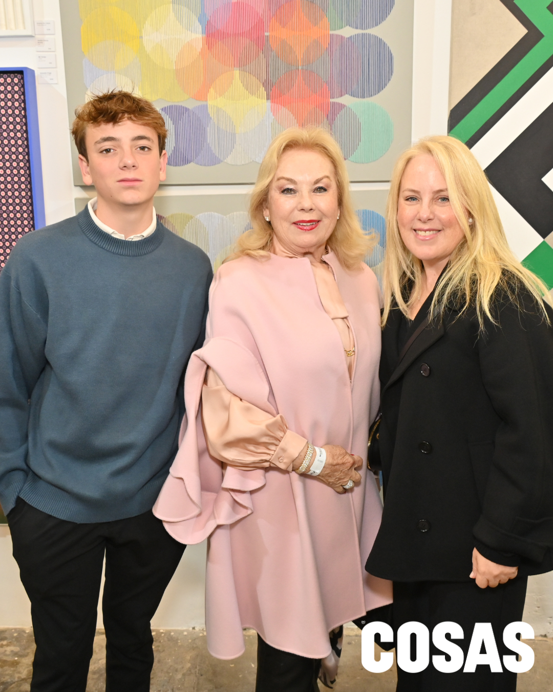 Feliciano Cuenco, July Lindley y Jenny Lindley