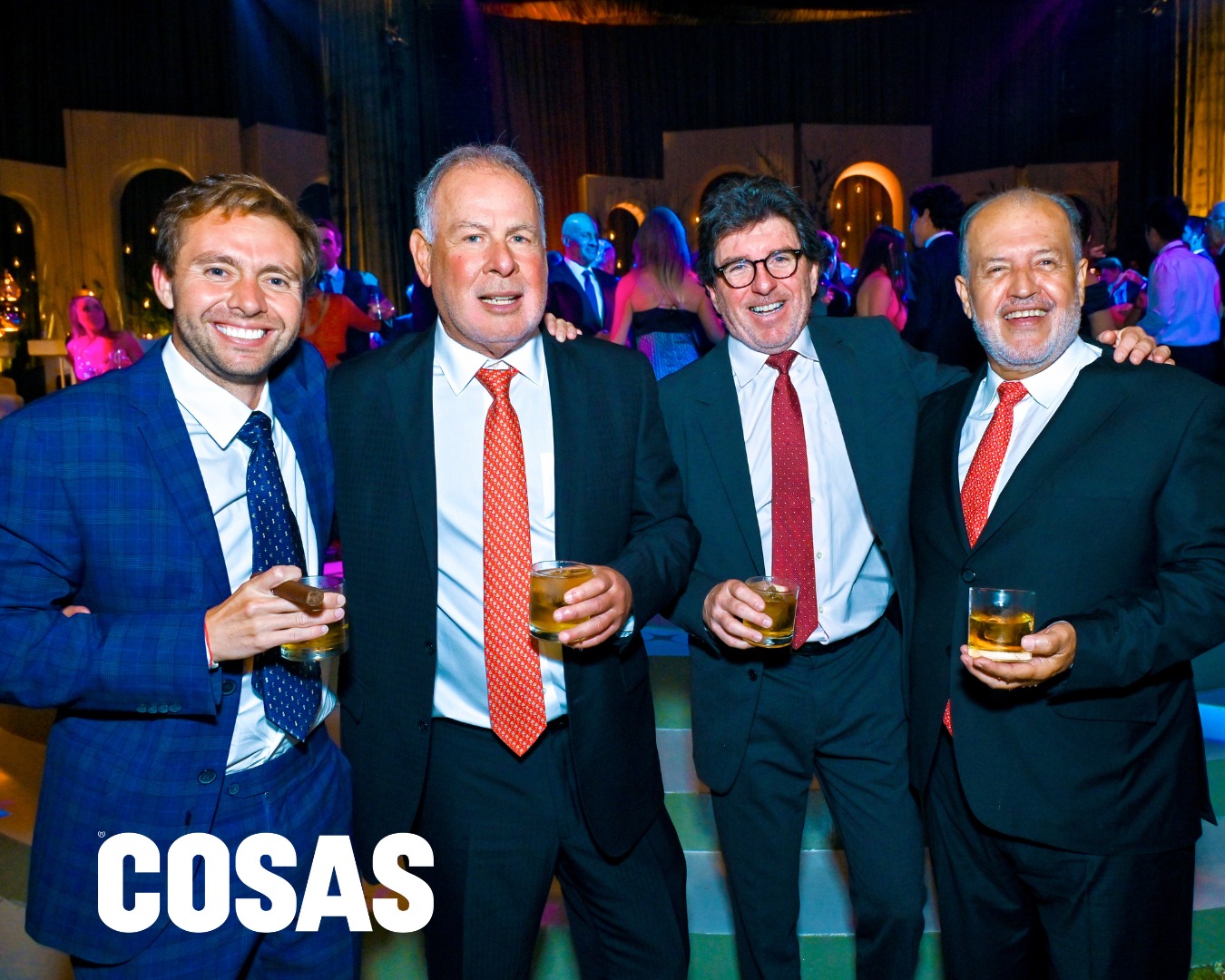 Felipe Franco, Calixto Romero, Alfredo Woodman y Raúl Saba