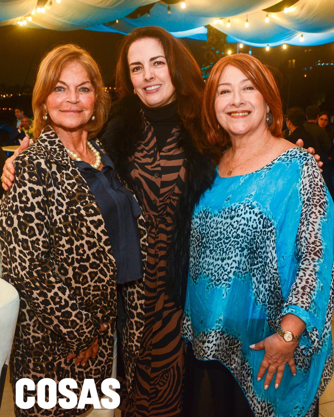 Gina Céspedes de Rivero, Vanessa Vega y Doris Pinillos