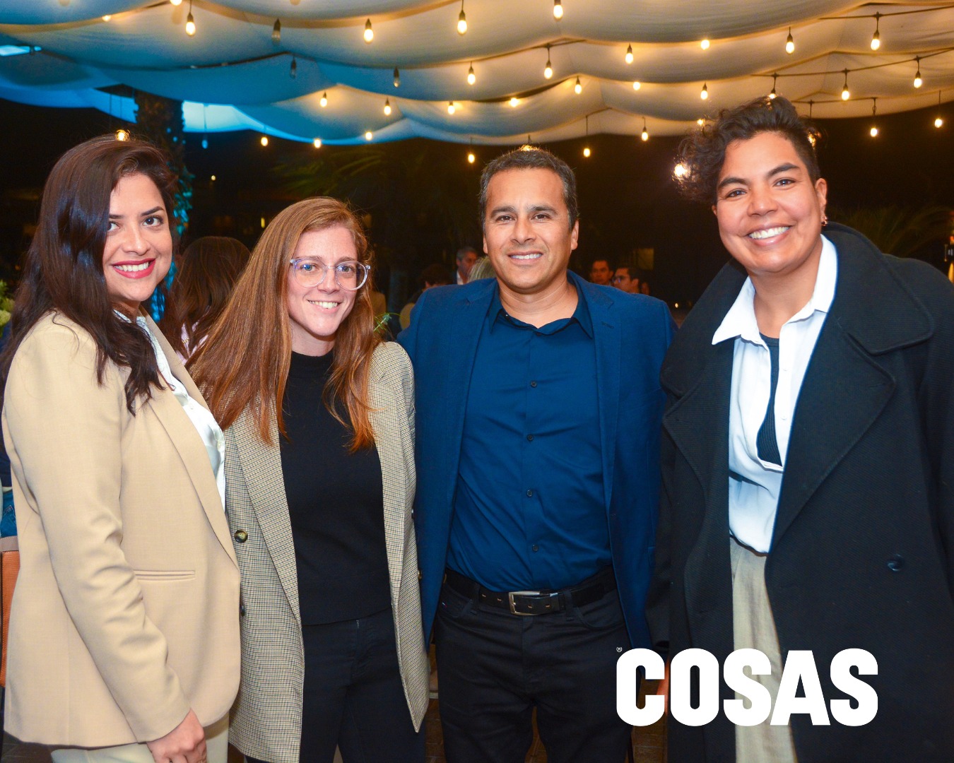 Katherine Rafael, Alessandra Currarino, Jorge Prias y Daniela Chang