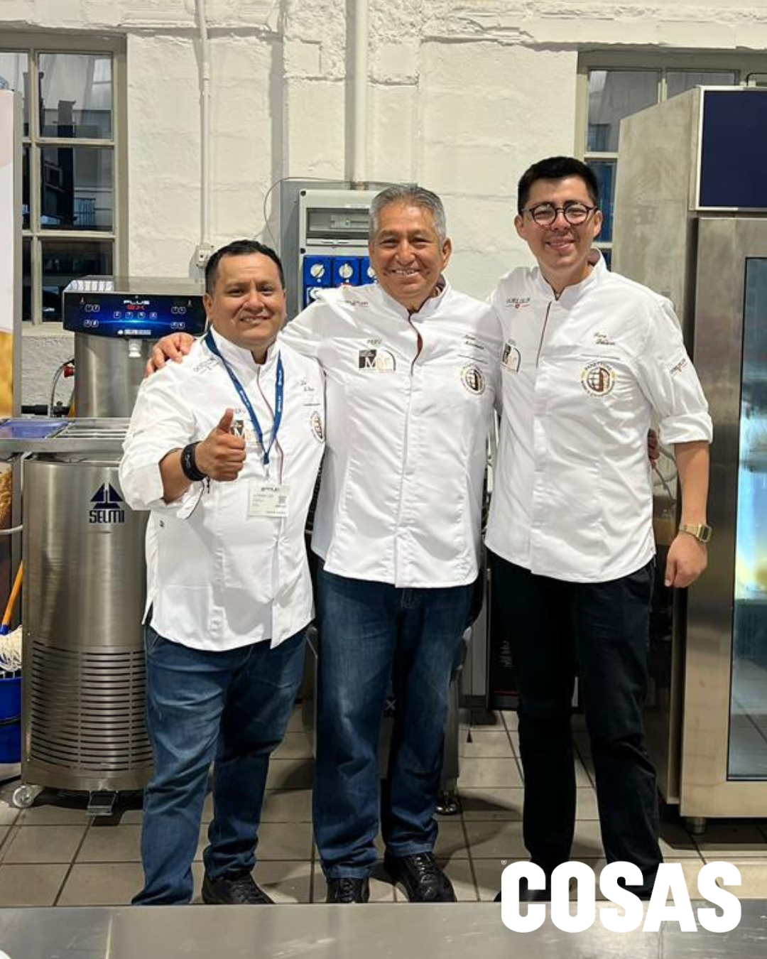 Luis La Rosa, Marín Astocondor y Piero Linares