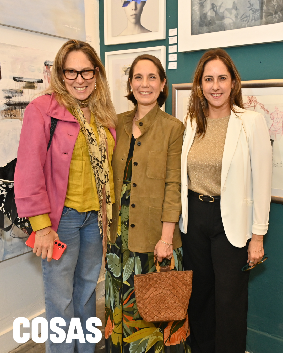 Luisa Gubbins, Gabriela Fariña y Andrea Chiri