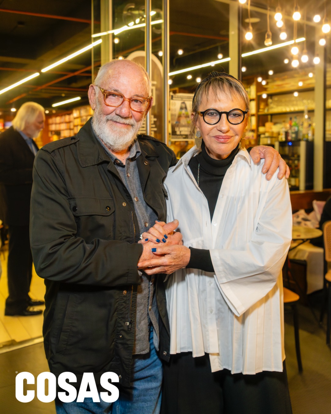 Luz María Buse y Javier Silva