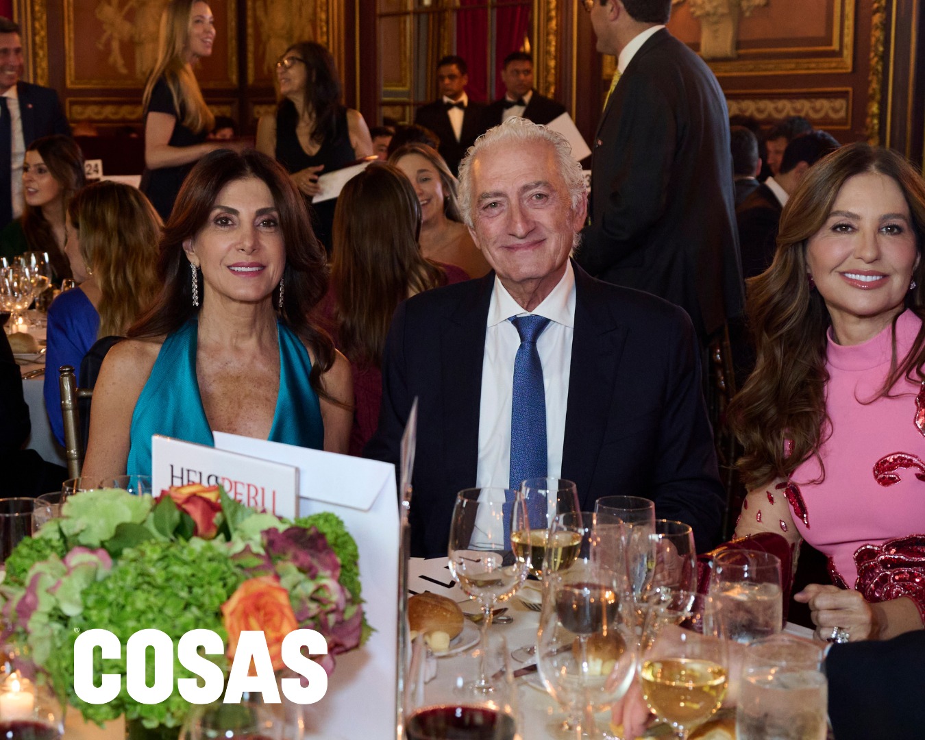 Margot y Yamal Zaidan, y Mariana Correa de Hochschild