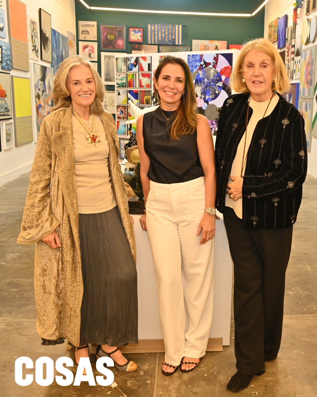 María Jesús San Sebastián, Lucía Boscán y Consuelo Pareja