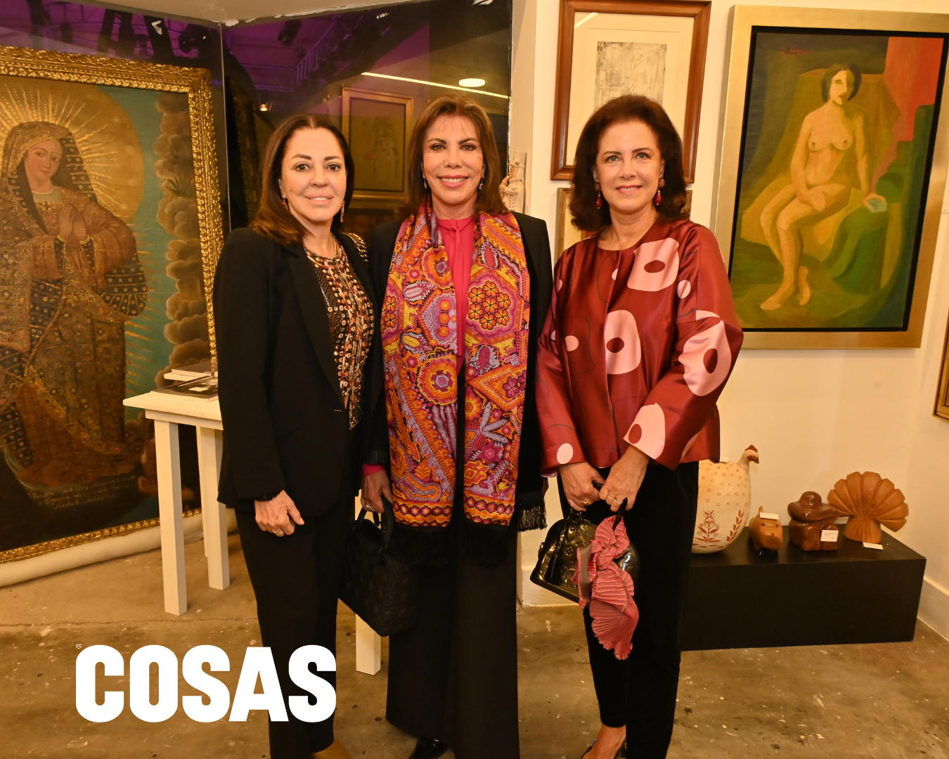 María Luisa Malpartida, Melissa León de Peralta y Rosalie Stenning