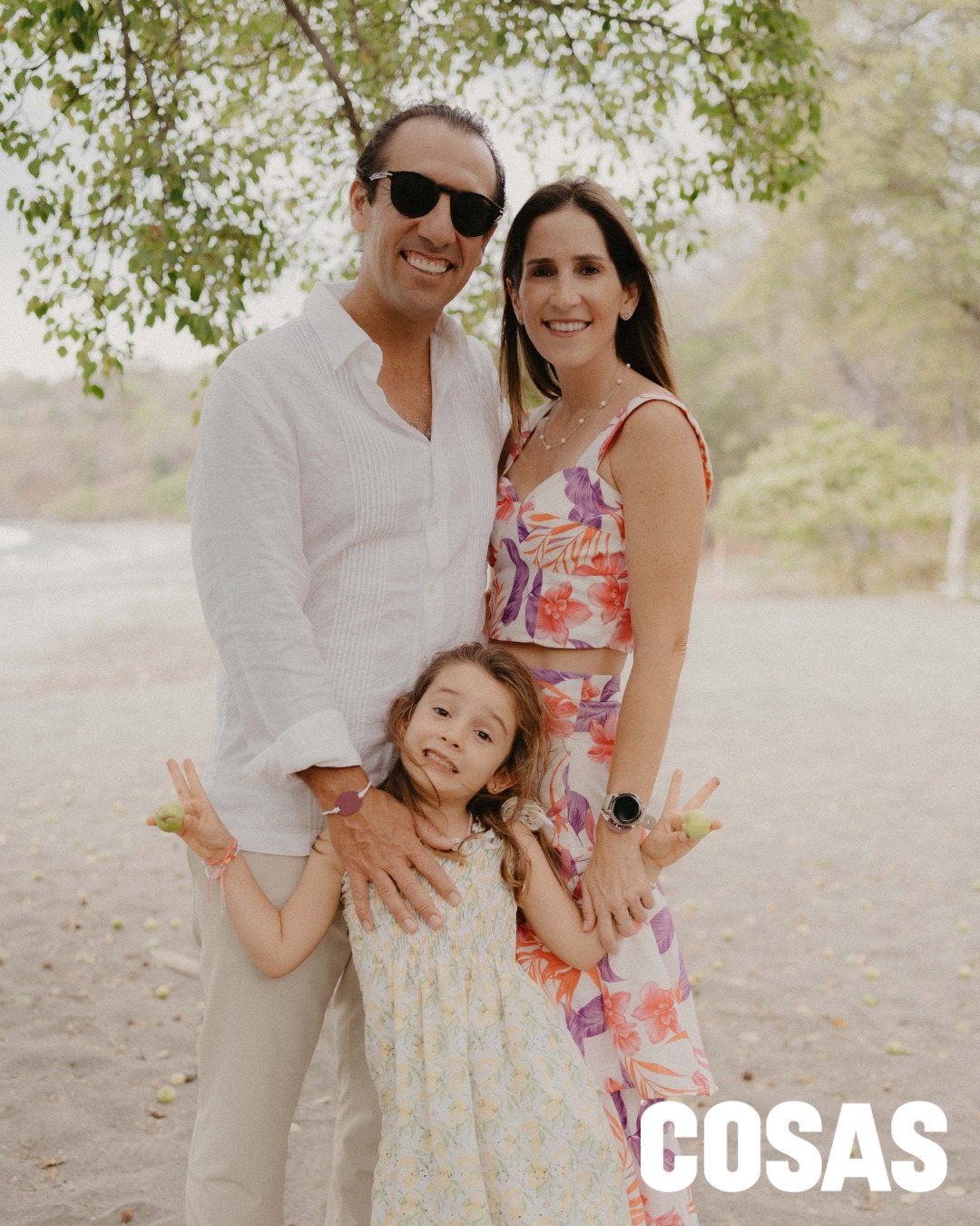 Martín Bedoya, Nicole Casabonne y Alissa Bedoya Casabonne