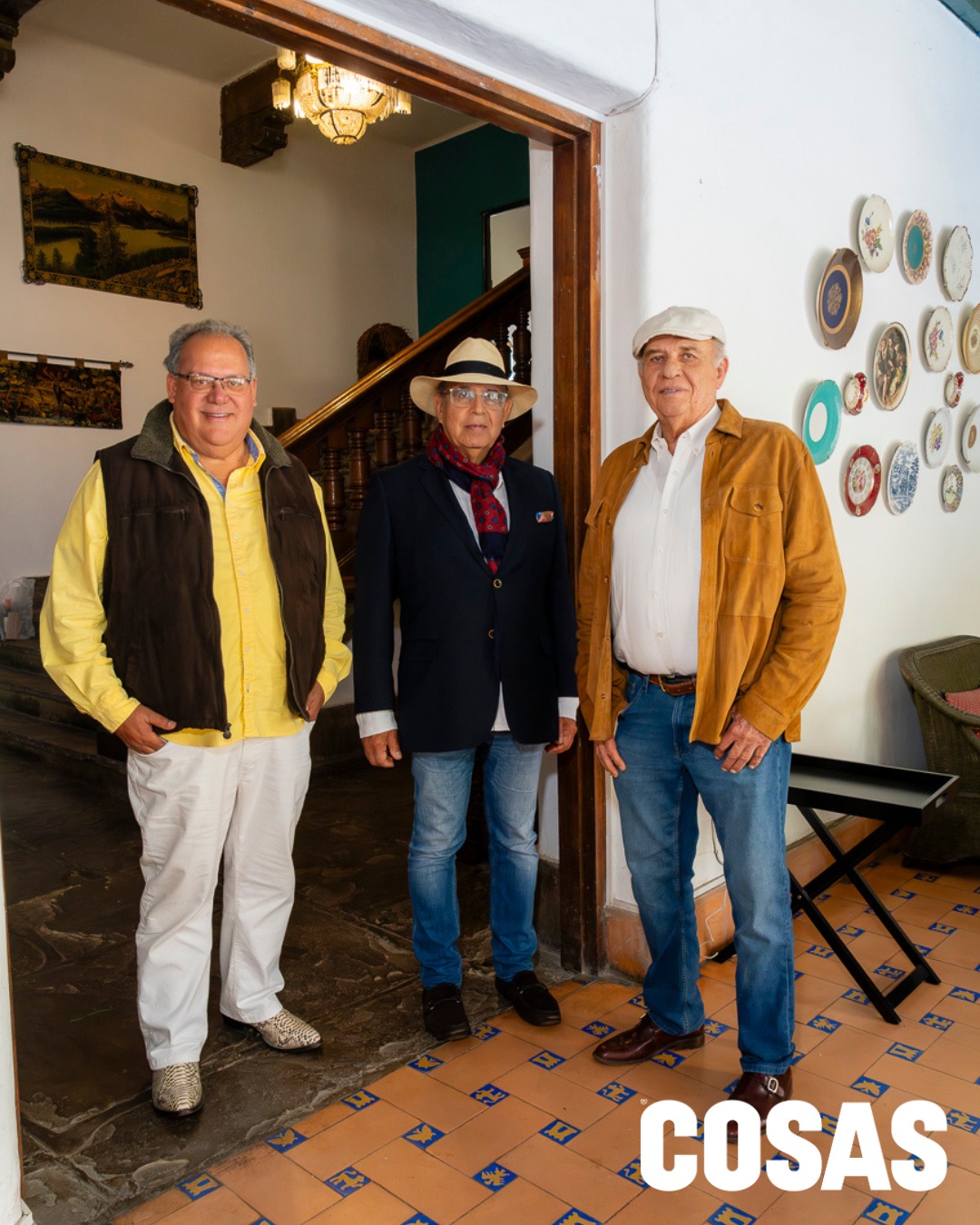 Miguel Giorffino, Aldo Berti y Luis Valta