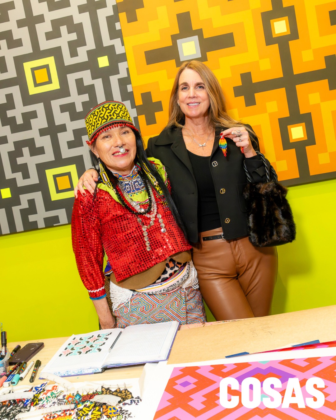 Olinda Silvano y Sonia Cunliffe