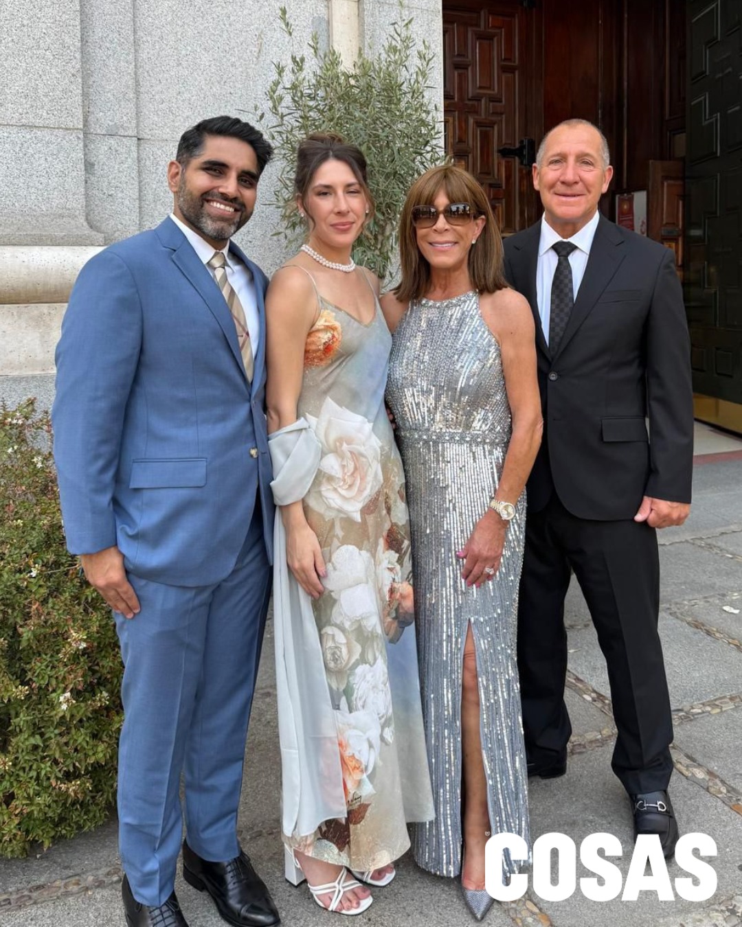 Rohit Dayalani, Catherine Hanneken, Grace Cook de Hanneken y Mike Hanneken