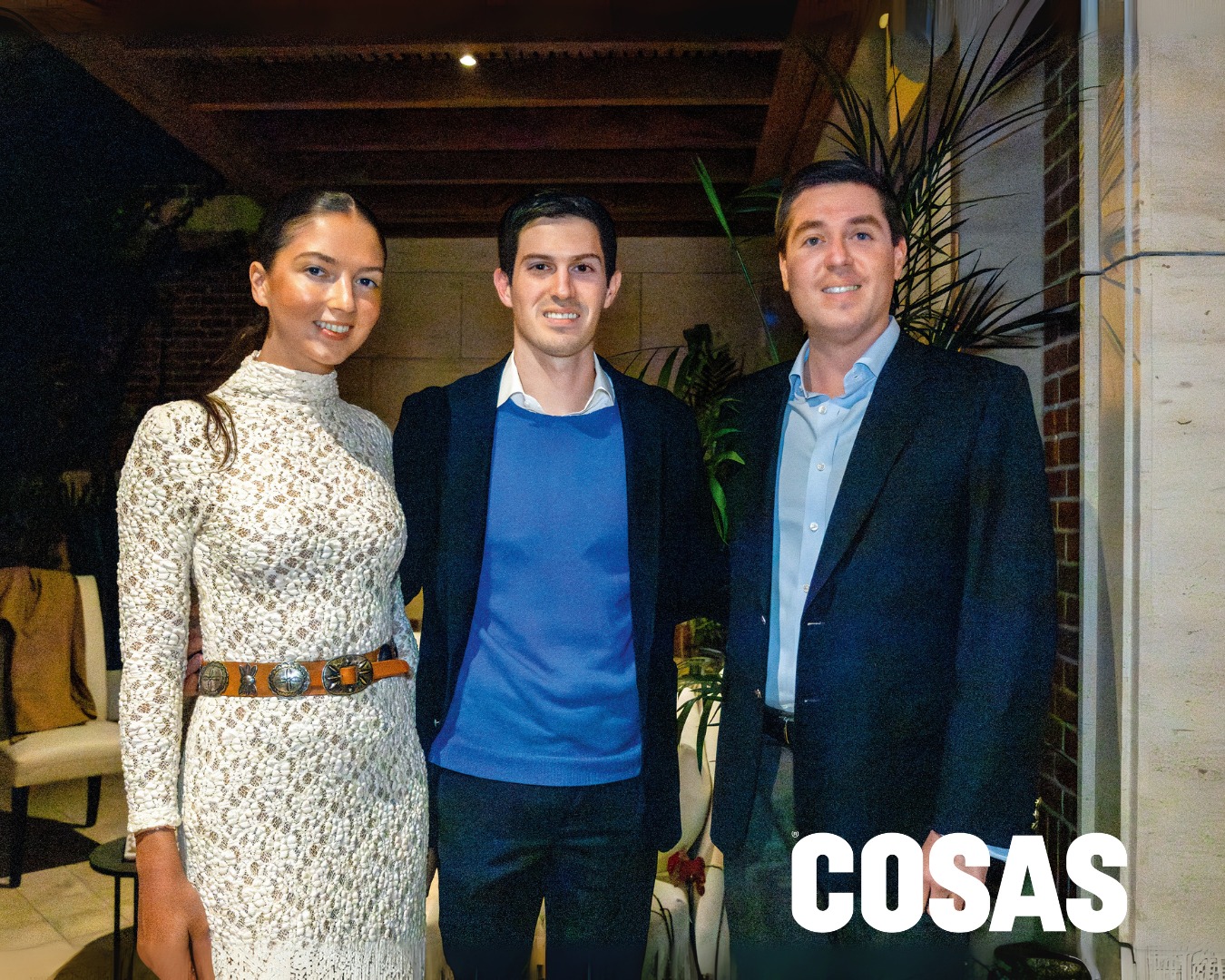 Savannah Murphy, Nicolás Hochschild y Mariano Peró