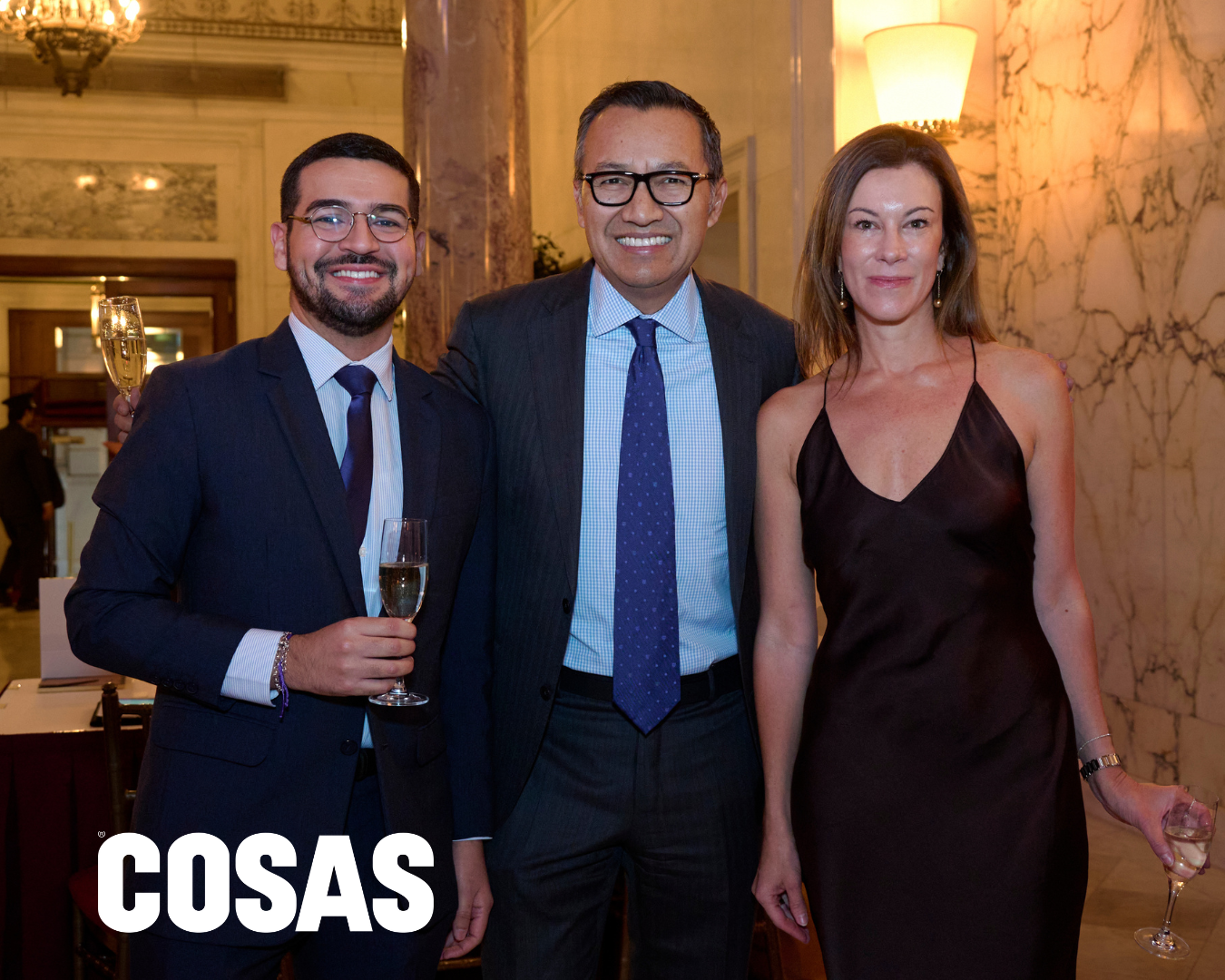 Walter Ibarra, Luis Oganes y Adriana Roca