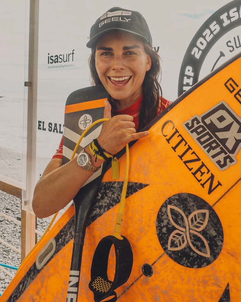 La campeona mundial peruana, en el momento más alto de su carrera deportiva.