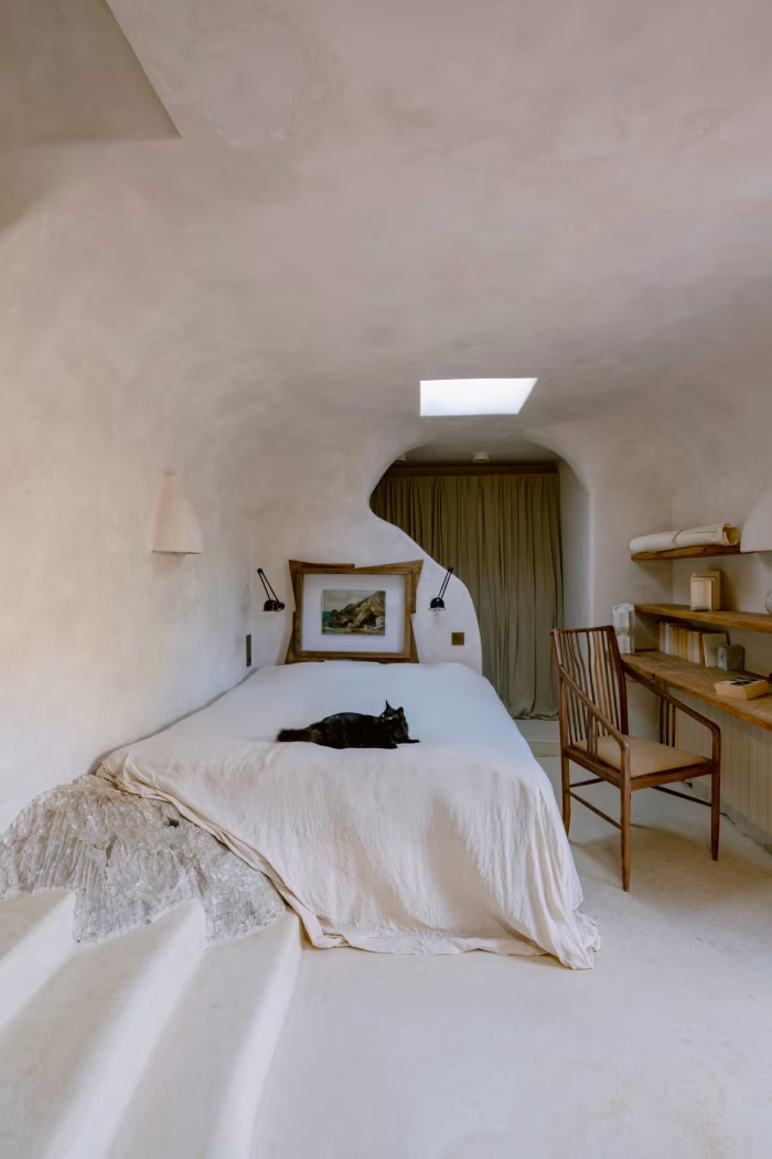 Los dormitorios están distribuidos en distintos niveles…