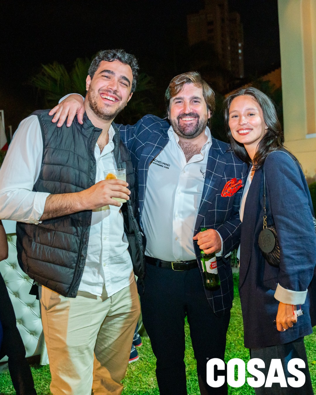 Aurelio Lombardi, Antonio Núñez y Macarena Paz de la Vega Canales