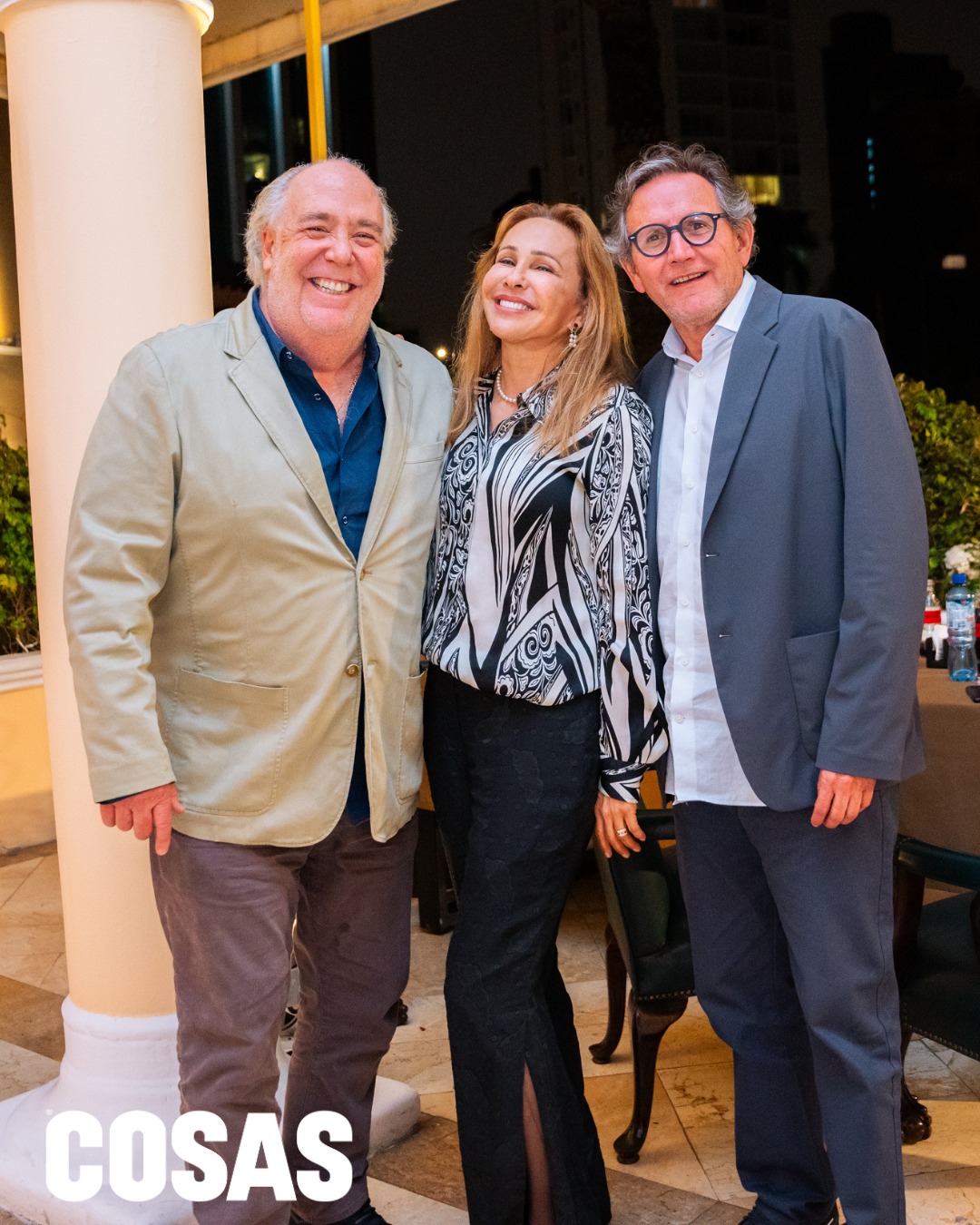 Carlos Berdegué, Ana Mark y Rafael Ojeda