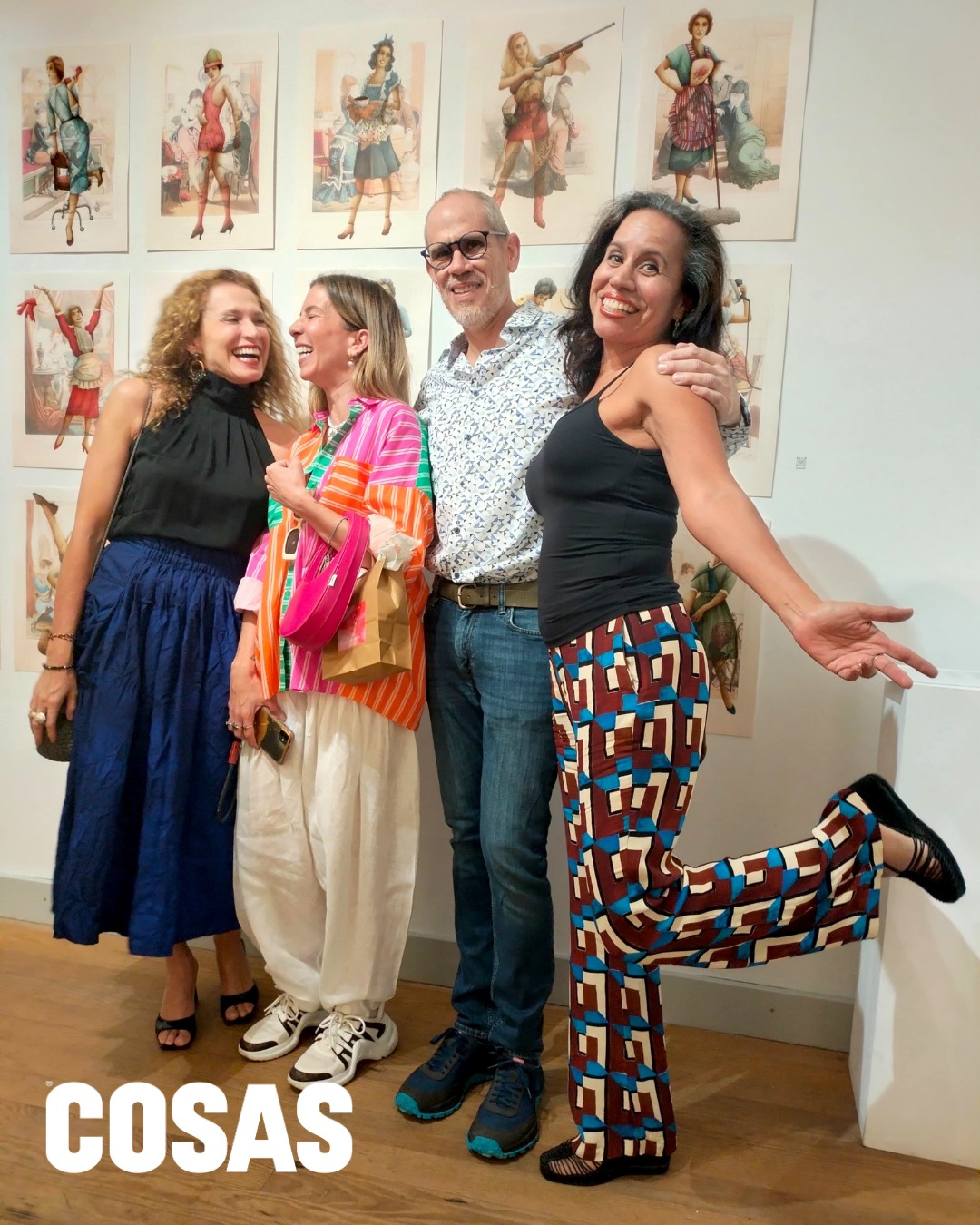 Cecilia O´Neil, Tamara Gómez, Gonzalo García Callegari y Gisela Salas
