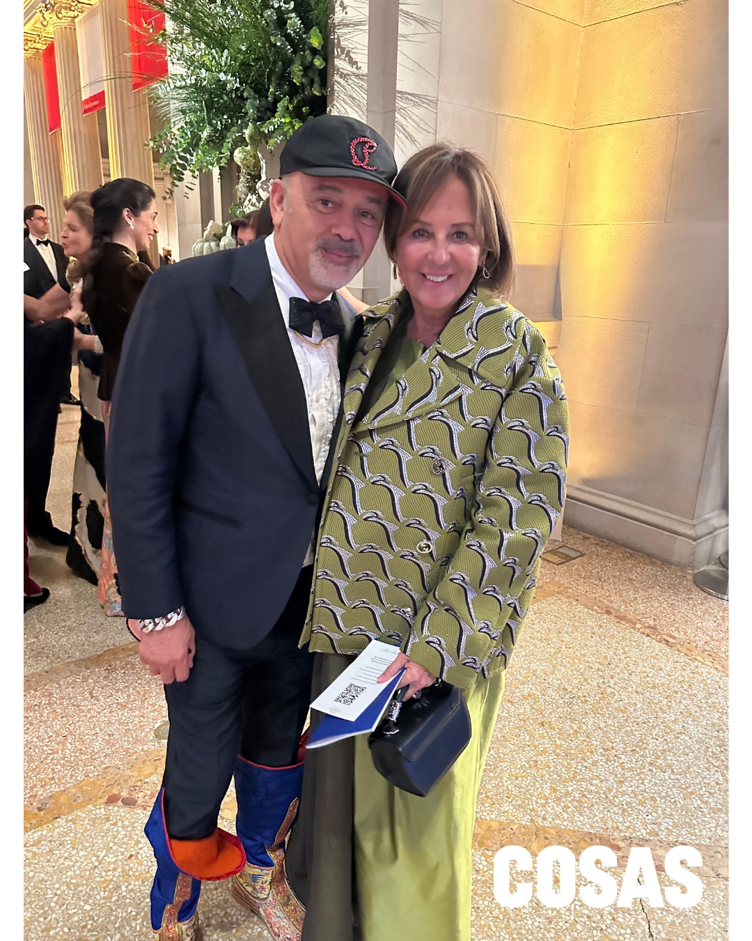 Christian Louboutin y Ana María Guiulfo