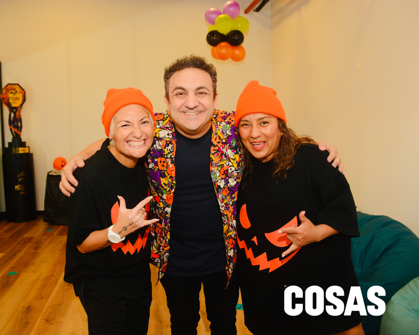 Claudia Gamarra, Diego Topa y Yuly Gamarra