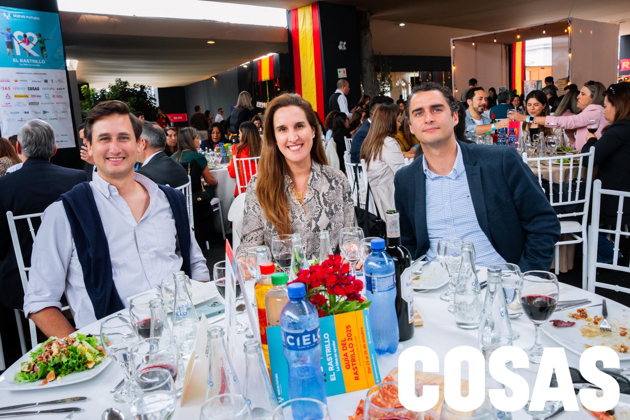 Francesco Piaggio, Paloma Jiménez y Paul Grellaud.