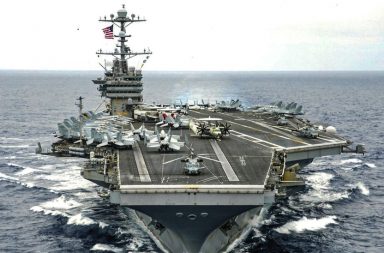 El USS Gerald R. Ford de Estados Unidos ya está en el Caribe.