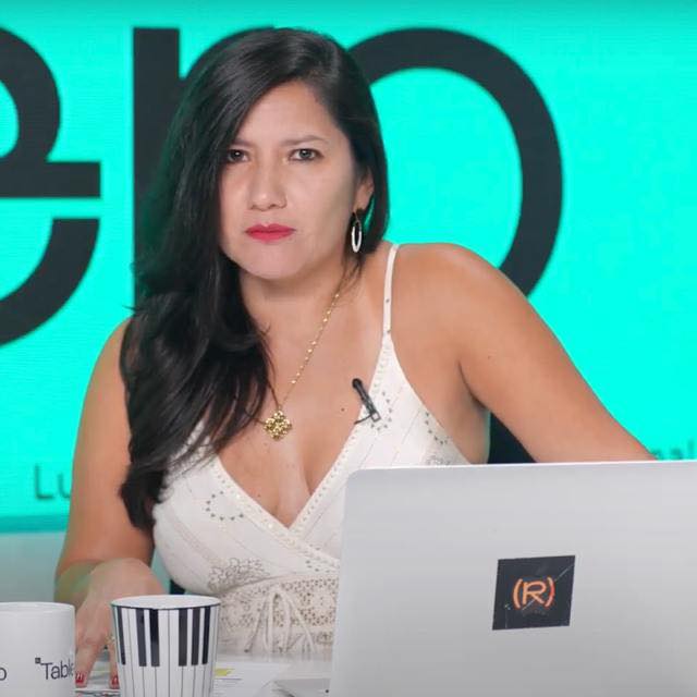 La comunicadora Laura Arroyo, vinculada al izquierdista Pablo Iglesias.