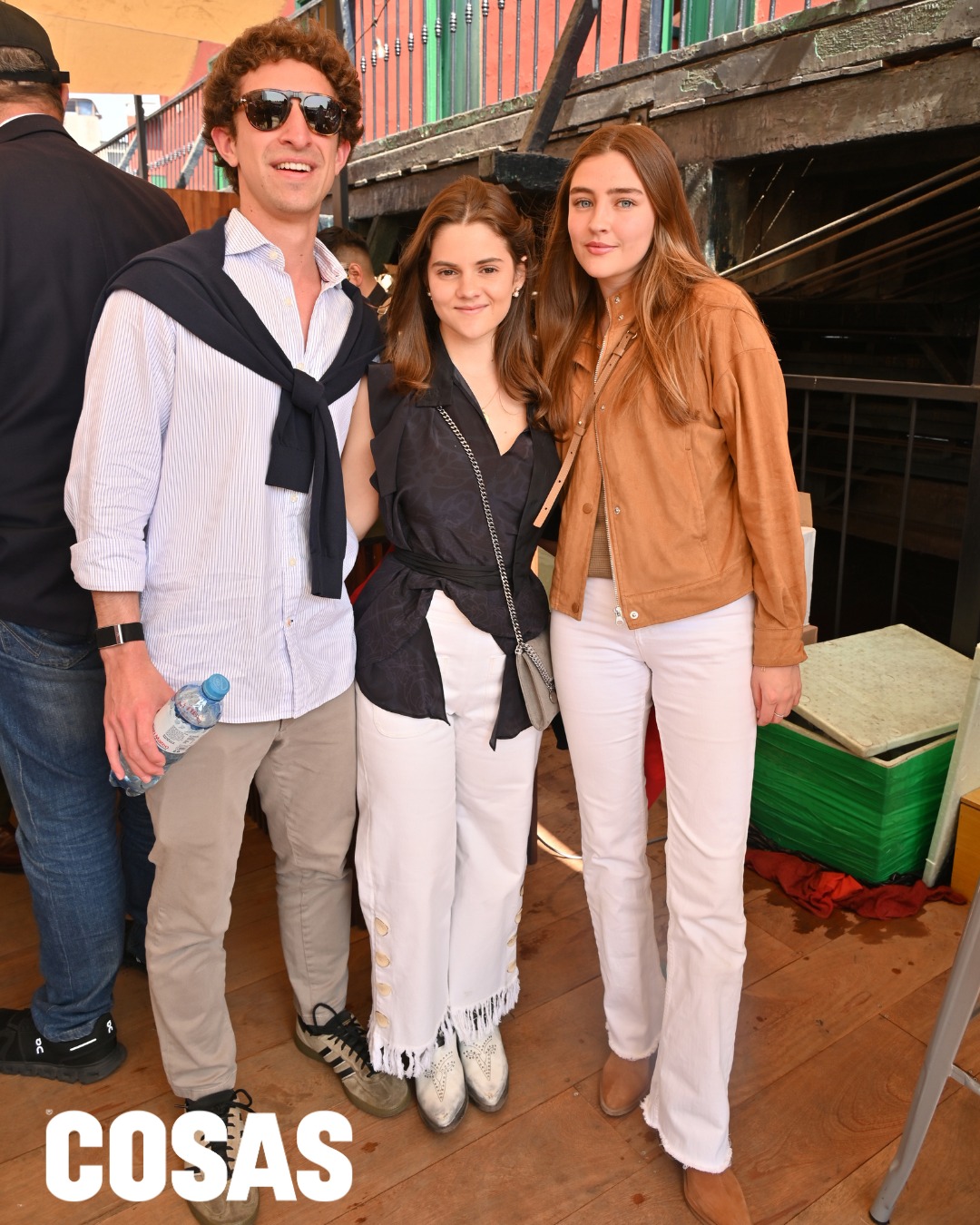 Luis Moreyra, Adela Ahr y Fernanda de Rivero