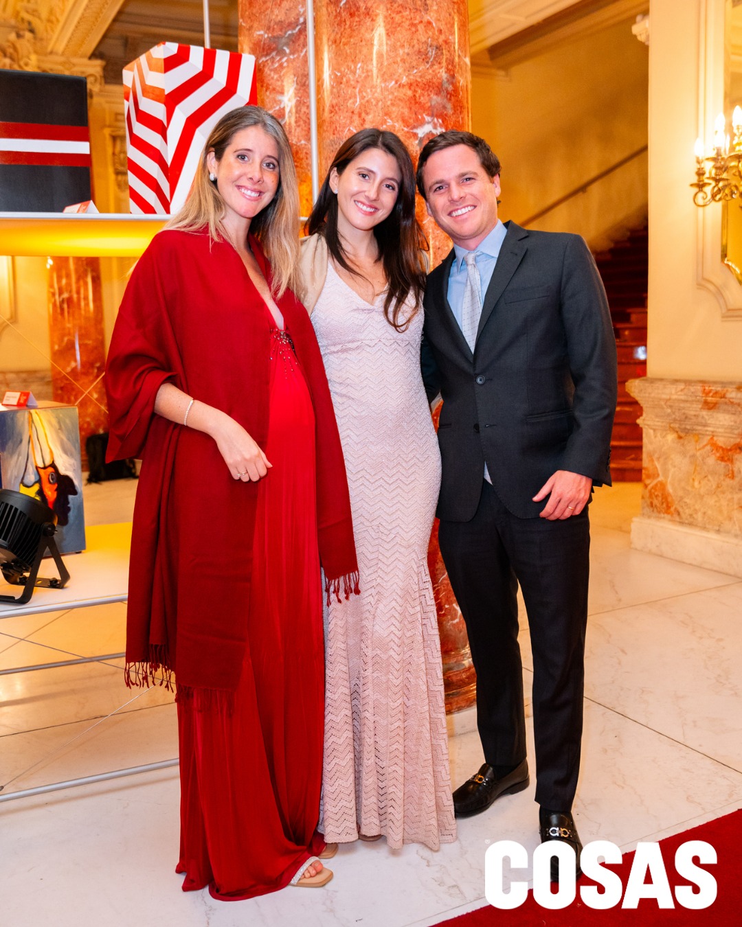 Micaela Romero, María José Romero y Alexandro Ascenzo