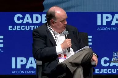 El candidato a la presidencia por Renovación Popular, Rafael López Aliaga, apuntó contra Odebrecht, llamada ahora Novonor.