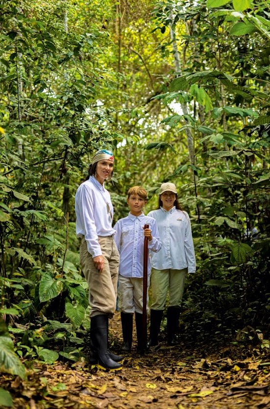 Chiara Macchiavello, Micael Goitre y Lissy Urteaga.
